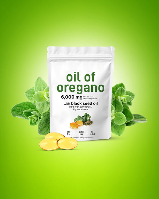 Aceite de orégano con aceite de semilla negra